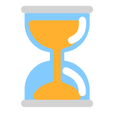 Microsoft(Windows) Hourglass Not Done Emoji