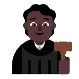 Microsoft(Windows) Judge: Dark Skin Tone Emoji