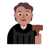 Microsoft(Windows) Judge: Medium Skin Tone Emoji