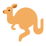 Microsoft(Windows) Kangaroo Emoji