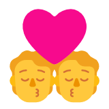 Microsoft(Windows) Kiss Emoji