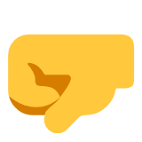 Microsoft(Windows) Left-Facing Fist Emoji