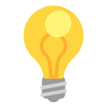 Microsoft(Windows) Light Bulb Emoji