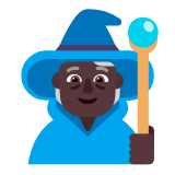 Microsoft(Windows) Mage: Dark Skin Tone Emoji