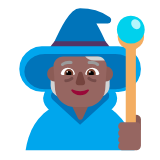 Microsoft(Windows) Mage: Medium-Dark Skin Tone Emoji