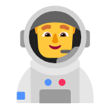 Microsoft(Windows) Man Astronaut Emoji