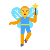 Microsoft(Windows) Man Fairy Emoji