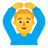 Microsoft(Windows) Man Gesturing Ok Emoji