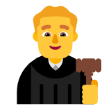 Microsoft(Windows) Man Judge Emoji