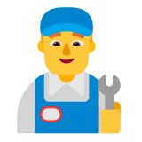 Microsoft(Windows) Man Mechanic Emoji