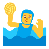 Microsoft(Windows) Man Playing Water Polo Emoji