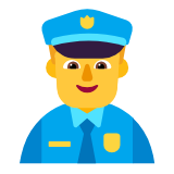 Microsoft(Windows) Man Police Officer Emoji