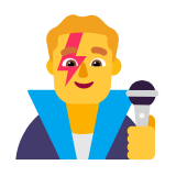 Microsoft(Windows) Man Singer Emoji