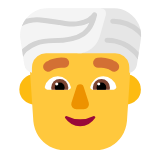 Microsoft(Windows) Man Wearing Turban Emoji