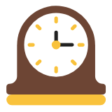 Microsoft(Windows) Mantelpiece Clock Emoji