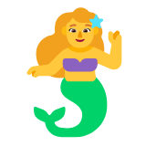 Microsoft(Windows) Mermaid Emoji