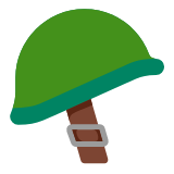 Microsoft(Windows) Military Helmet Emoji