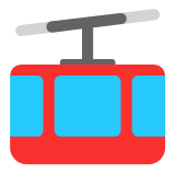 Microsoft(Windows) Mountain Cableway Emoji