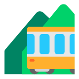 Microsoft(Windows) Mountain Railway Emoji