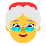 Microsoft(Windows) Mrs. Claus Emoji