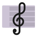 Microsoft(Windows) Musical Score Emoji