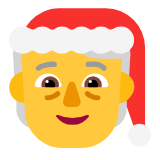 Microsoft(Windows) Mx Claus Emoji