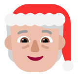 Microsoft(Windows) Mx Claus: Medium-Light Skin Tone Emoji