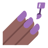 Microsoft(Windows) Nail Polish: Medium-Dark Skin Tone Emoji