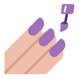 Microsoft(Windows) Nail Polish: Medium-Light Skin Tone Emoji