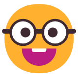 Microsoft(Windows) Nerd Face Emoji