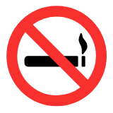 Microsoft(Windows) No Smoking Emoji