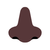 Microsoft(Windows) Nose: Dark Skin Tone Emoji