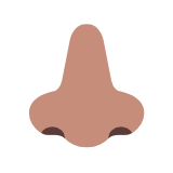 Microsoft(Windows) Nose: Medium Skin Tone Emoji