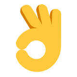 Microsoft(Windows) Ok Hand Emoji