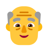 Microsoft(Windows) Old Man Emoji