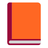 Microsoft(Windows) Orange Book Emoji