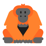 Microsoft(Windows) Orangutan Emoji