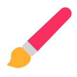 Microsoft(Windows) Paintbrush Emoji