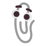 Microsoft(Windows) Paperclip Emoji