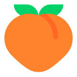 Microsoft(Windows) Peach Emoji