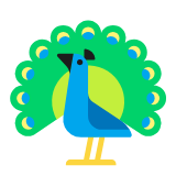 Microsoft(Windows) Peacock Emoji