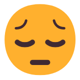 Microsoft(Windows) Pensive Face Emoji