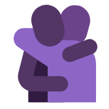 Microsoft(Windows) People Hugging Emoji