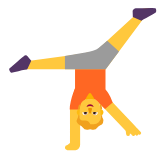 Microsoft(Windows) Person Cartwheeling Emoji