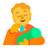 Microsoft(Windows) Person Feeding Baby Emoji