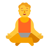 Microsoft(Windows) Person In Lotus Position Emoji