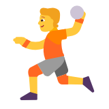 Microsoft(Windows) Person Playing Handball Emoji