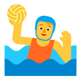 Microsoft(Windows) Person Playing Water Polo Emoji