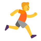 Microsoft(Windows) Person Running Facing Right Emoji