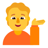 Microsoft(Windows) Person Tipping Hand Emoji